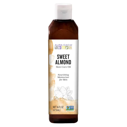 Vista 14 de Aura Cacia Aceite natural para el cuidado de la piel, grano de albaricoque rejuvenecedor con vitamina E, 16 onzas líquidas
