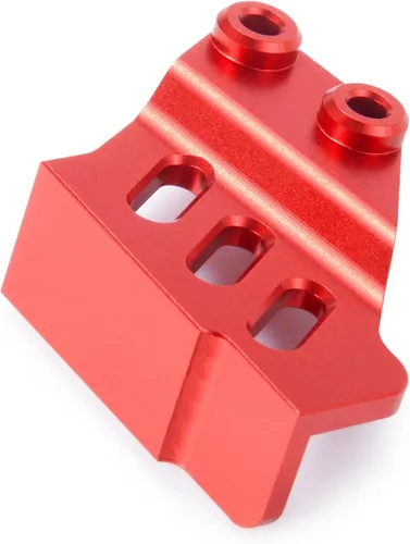 Vista 6 de Aluminio 7075 Placa de protección de cadena para LOSI 1/4 Promoto-MX motocicleta FXR (rojo)