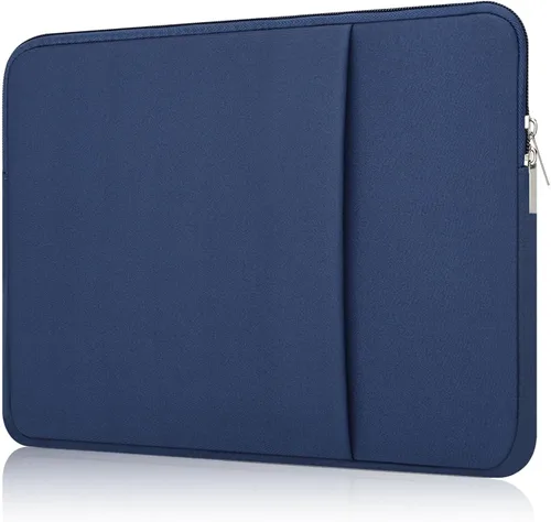 Vista 13 de Funda acolchada para computadora portátil de 13 pulgadas con bolsillo compatible con MacBook Air M4 M3 M2 M1/Pro M3 M2 M1 de 13 pulgadas, color negro