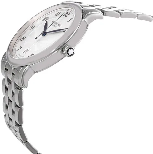 Vista 2 de Montblanc Star Legacy Reloj automático con esfera plateada para hombre 117323
