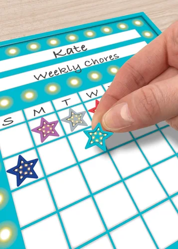 Vista 2 de Teacher Created Resources Mini pegatinas de estrellas de marquesina