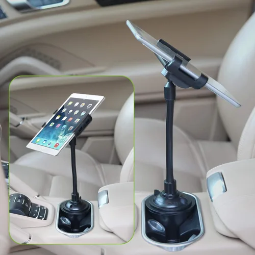 Vista 4 de Cellet Soporte de portavasos multiángulo: agarre seguro para tu tableta o teléfono inteligente con compatible con Apple iPad Pro iPhone 15 14 13 Pro