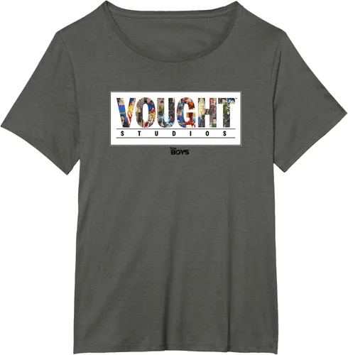 Vista 16 de The Boys Vought Comic Logo - Camiseta, Azul / Patchwork, S Azul Marino
