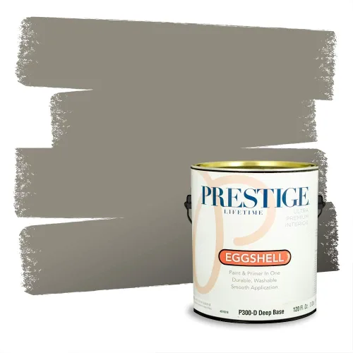 Vista 220 de Prestige Paints - Pintura exterior e imprimación en uno, 1 galón, plano, compatibilidad comparable con el color menta «Whipped Mint» de Behr