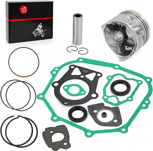 Vista 3 de Kit de reconstrucción de sello de junta de pistón y anillo de 285 cc, orificio de gran tamaño de 0.01 in, compatible con carrito de golf YAMAHA G2