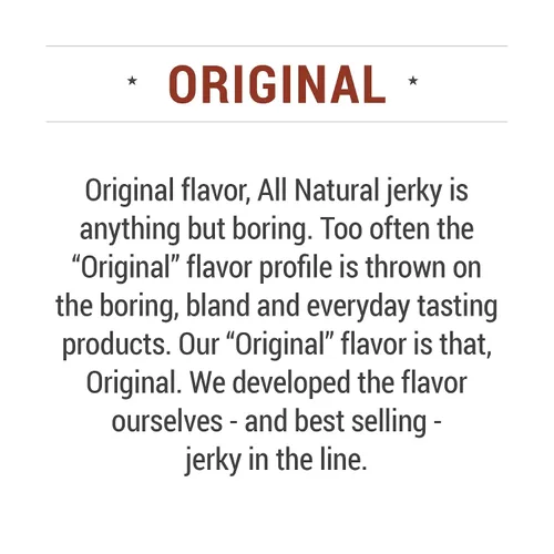 Vista 3 de Lucky Beef Jerky - Losa de 3 oz (original, paquete de 4)