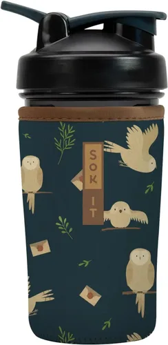Vista 68 de Sok It BotlSok Botella Mezcladora de Proteínas con Funda Aislante de Neopreno (Floral Abstracto, Se Ajusta a Mezcladoras de 24oz)