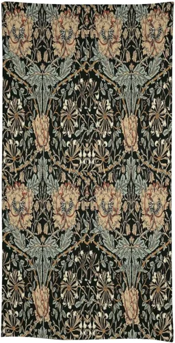 Vista 215 de Mantel Floral Retro de Pájaros, Diseño Original Bohemio William Morris Estampado Cubierta de Mesa para Hogar Picnic Fiesta Comedor Cocina William