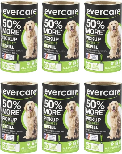 Vista 11 de Evercare Recambio de rodillo gigante de pelusa de 60 capas para mascotas