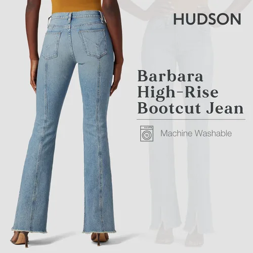 Vista 3 de Hudson Jeans Barbara de Talle Alto Bootcut de Moda para Mujer