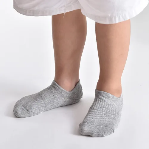 Vista 5 de Cozi Foot 10 pares de calcetines de algodón antideslizantes de corte bajo para niños y niñas