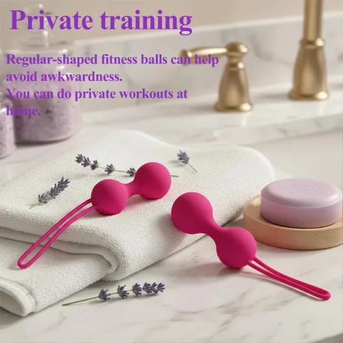 Vista 7 de Kegel - Sistema de ejercicio Kegel, masajeador de peso de bola de 3 piezas para mujeres, principiantes y avanzados, músculos del suelo pélvico