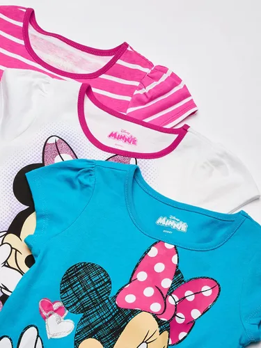 Vista 2 de Disney camisetas de Minnie Mouse para niña (3 unidades)