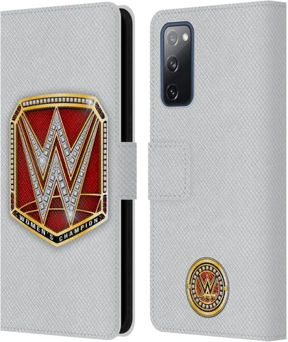 Vista 207 de Head Case Designs Officially Licensed WWE Cruiserweight Champion Title Belts Leather Wallet Case Compatible with Samsung Galaxy A07 4G Campeón