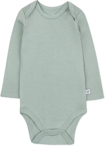 Vista 4 de HonestBaby Paquete de 5 mamelucos de manga larga para bebé, 100% algodón orgánico, unisex