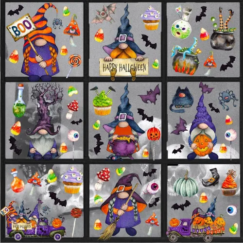 Vista 2 de Decoración de pared de Halloween, calcomanías de Halloween para decoración del hogar, 9 hojas de calcomanías adhesivas de doble cara, murciélagos