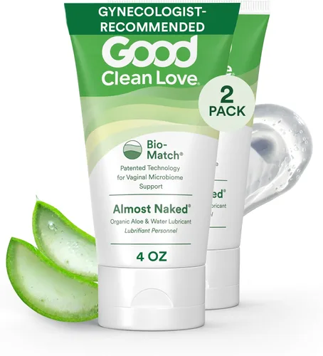 Vista 10 de Good Clean Love Naked Coconut - Aceite de coco orgánico y lubricante a base de agua, lubricante personal con ácido hialurónico. Seguro para juguetes