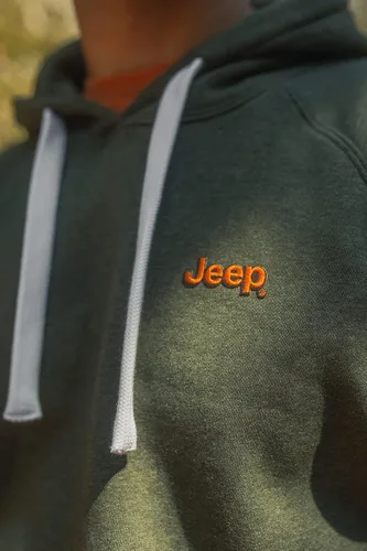 Vista 4 de Jeep Sudadera con capucha de forro polar de triple mezcla de Sportiqe Olsen