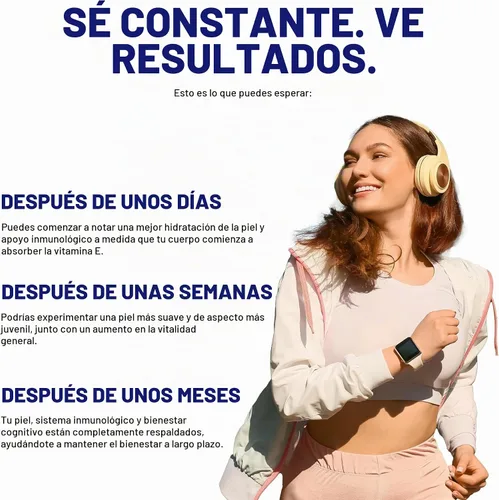 Vista 6 de Cápsulas blandas de vitamina E de 400 UI – Fórmula clínica Complejo de suplemento de vitamina E natural con tocoferol d-alfa y tocoferoles mixtos