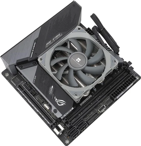 Vista 9 de Thermalright AXP90-X36 Enfriador de aire de CPU de perfil bajo, refrigeración por radiador de 1.417 in de altura, ventilador PWM delgado TL-9015