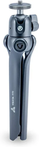 Vista 3 de VANGUARD Vesta TT - Trípode de sobremesa de aluminio con soporte para teléfono inteligente, color negro (Vesta TT1 BP)