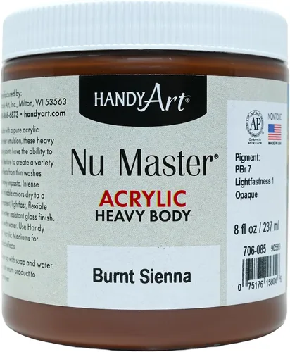 Vista 21 de Handy Art Nu Master - Pintura acrílica de cuerpo pesado, 8 onzas, carmesí Alizarin