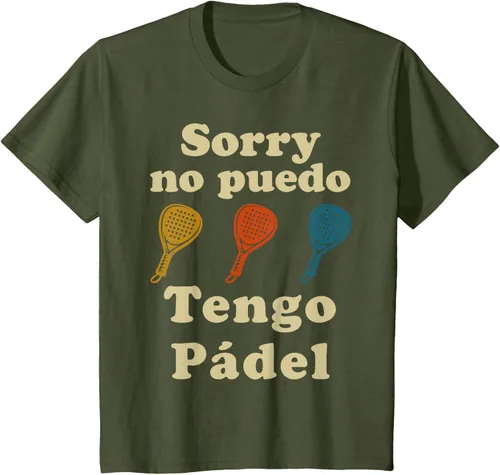 Vista 14 de Funny I Have Padel Player Sport en Español Camiseta Hombre