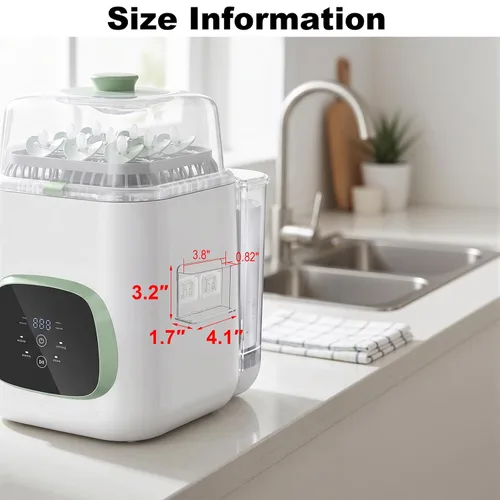 Vista 3 de Soporte organizador para detergente para lavadora de botellas MomCozy