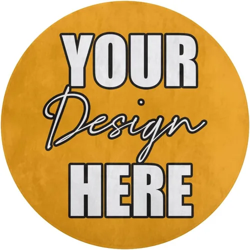 Vista 44 de Alfombra redonda personalizada para añadir tu propio texto/imagen/logotipo/foto, tapete antideslizante personalizado para puerta, alfombra de área