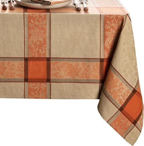 Vista 6 de Elrene Home Fashions - Servilletas de algodón tejido jacquard de cosecha otoñal, juego de 8, 17 x 17 pulgadas