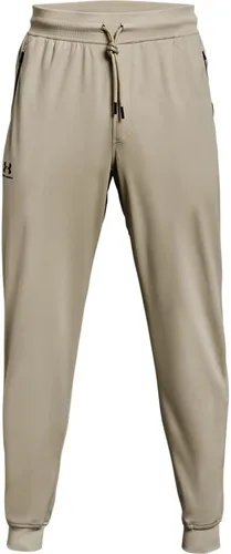 Vista 18 de Under Armour Sportstyle - Pantalones deportivos de tricot para hombre (011) Mod Gris/ Blanco