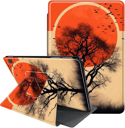 Vista 28 de Funda para Samsung Galaxy Tab A8 de 10.5 pulgadas 2022-360 grados giratoria multiángulo de visión protectora con apagado y encendido automático