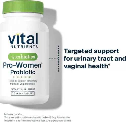 Vista 4 de Hyperbiotics Probióticos Pro para mujeres Tabletas de liberación temporal Suplemento nutricional premium Vegano, sin lácteos y gluten Apoyo