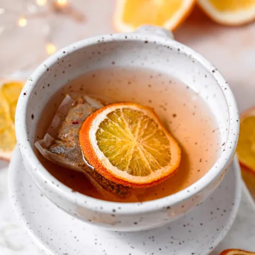 Vista 6 de Rebanadas de naranja deshidratadas en forma de ruedas Aprox. 17+ rebanadas 100% Natural Sin azúcar Sin gluten Ruedas de naranja