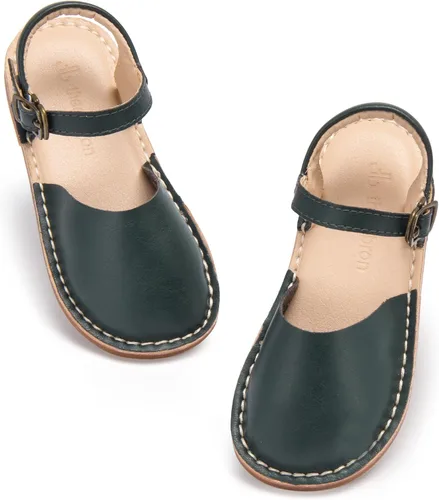 Vista 8 de THEE BRON Sandalias cómodas para niñas, zapatos para niños, sandalias rellenas