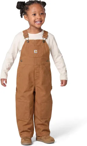 Vista 6 de Carhartt - Overol de lona lavada con forro de franela para bebé niño