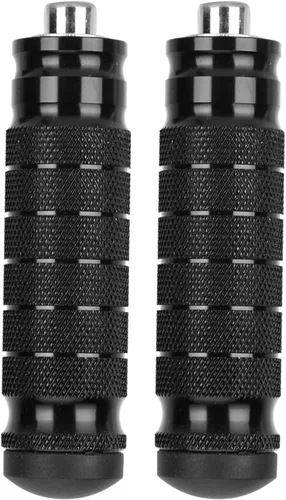 Vista 8 de Reposapiés trasero para motocicleta, paquete de 2 pedales de aluminio para motocicleta, universales M8 antideslizantes, reposapiés M8