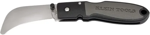 Vista 8 de Klein Tools 44006 Cuchillo con bloqueo, hoja Hawkbill de 2-5/8 pulgadas, mango de aluminio