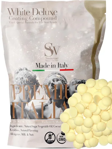 Vista 10 de Chocolates derretidos italianos premium 5 libras Solo 5 ingredientes naturales Libre de transgénicos y gluten Choco compuesto Milk DeLuxe