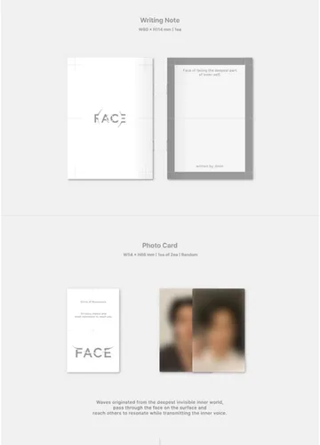 Vista 9 de [+Regalo Weverso] JIMIN Álbum Solo FACE Circle of Resonance (SET + Weverse albums ver.)