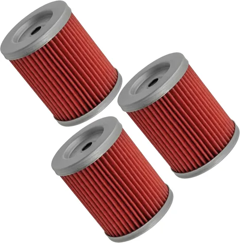 Vista 7 de Caltric Paquete de 3 filtros de aceite compatibles con Suzuki Ltf4Wdx Lt-F4Wdx King Quad 300 1991-1996 1997 1998