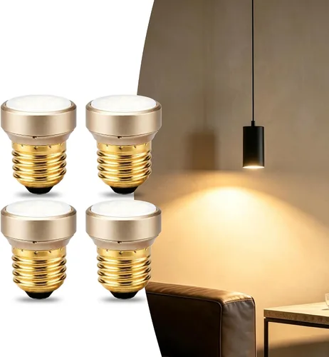 Vista 13 de Bombilla Edison regulable E26 Vintage Round LED Light Low Lumen Ámbar G80