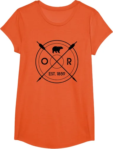 Vista 30 de Oregon Beaver State Bear OR Est. 1859 - Camiseta de regalo, gris, S