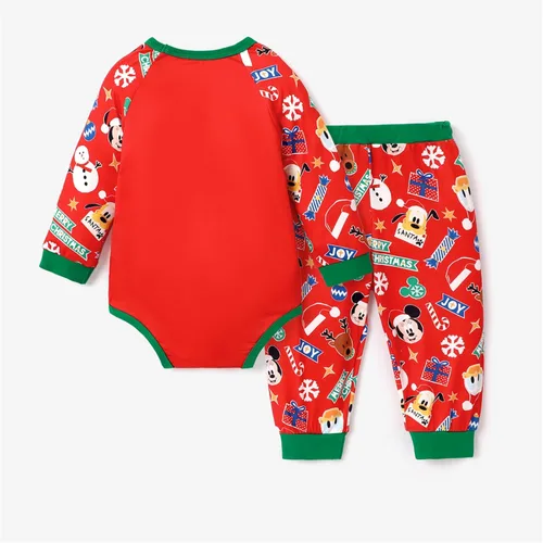 Vista 3 de Disney Conjunto de mameluco y pantalones de manga larga para bebé niña y niño de 0 a 18 meses