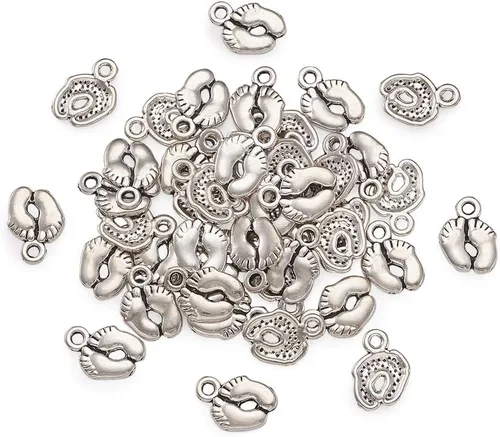 Vista 29 de Megapet - Cuentas espaciadoras de plata antigua estilo tibetano para fabricación de joyas, Metal