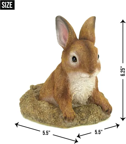 Vista 8 de Casa Locomoción Curious Bunny Garden Decor