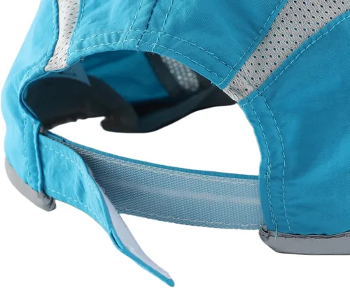 Vista 24 de connectyle plegable malla deportes cap con transpirable con rayas reflectantes Sun Runner Cap