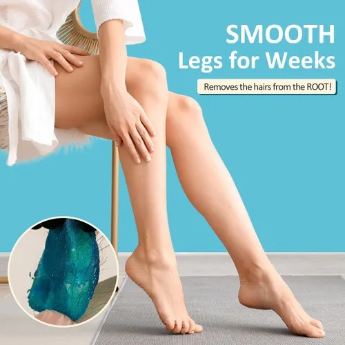 Vista 2 de Kit de depilación digital Maxpearl - Kit de calentador de cera dura para hombres y mujeres para depilación - Piel sensible, cejas, cara, axilas