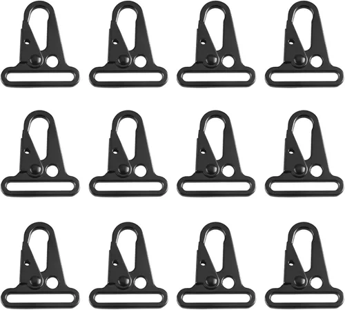 Vista 18 de TRIWONDER Clips de boca ampliados HK Gancho de alta resistencia Ganchos a presión Clips de honda para Paracord al aire libre bolsa mochila