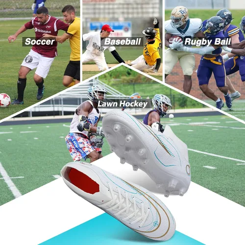 Vista 6 de Zapatos de fútbol para hombre y mujer, zapatos de fútbol para niño grande AGTF